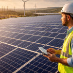 A geração de energia solar em larga escala envolve planejamento técnico e integração à rede elétrica, afirma Matheus Vinicius Voigt.